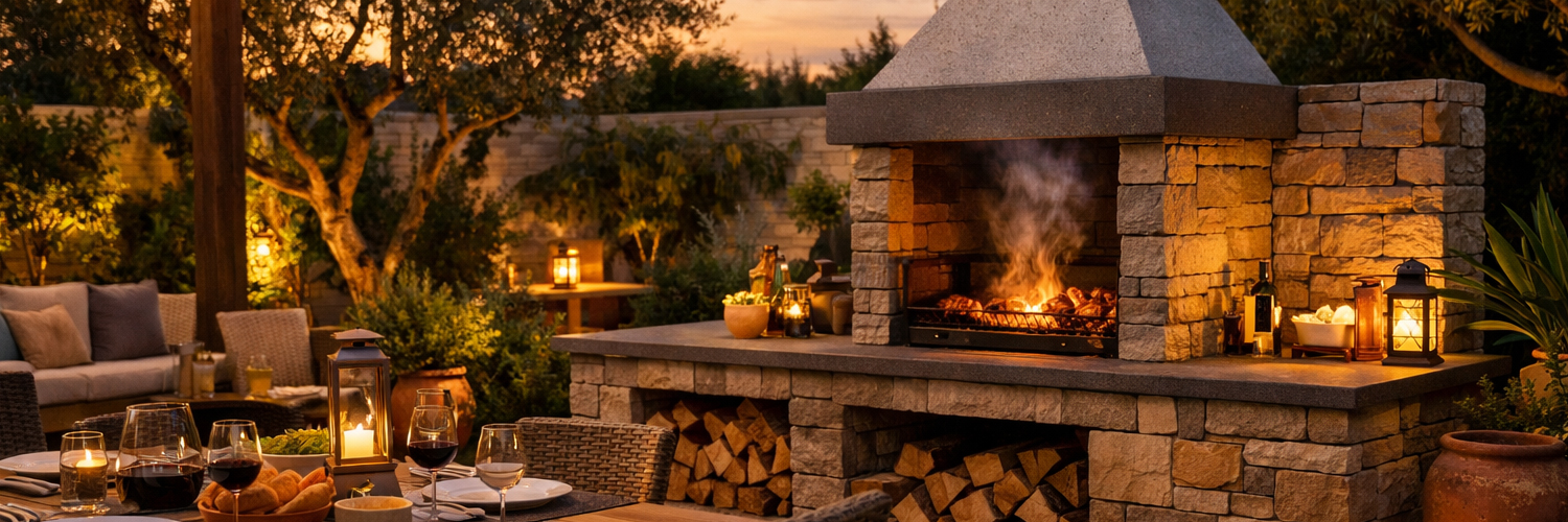 Cómo integrar una Barbacoa de Obra en tu jardín de manera estética y funcional